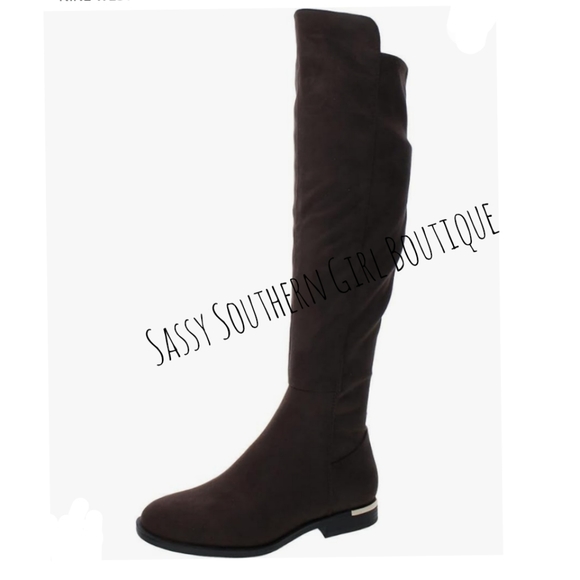 ⭐🆕Nine West black Over the knee sueded boots - Picture 5 of 10